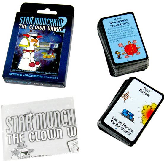 Steve Jackson Games - Wholesale Card Game - Star Munchkin 2 - The Clown Wars