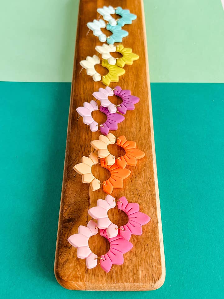 Sammy | Clay Earrings for wholesale by Eleven + Jane