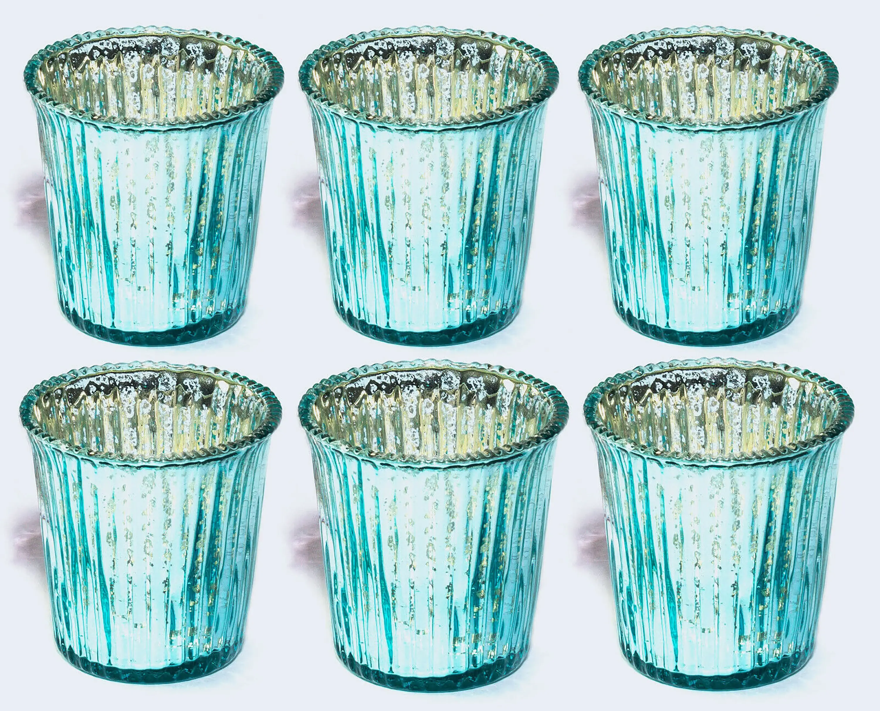 Globe Enterprise – wholesale Candle holder – Mercury Glass Ribbed Candle Holders | Elegant Wedding Decor1