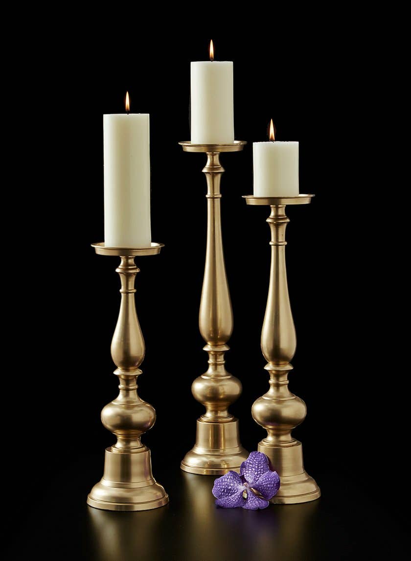 Jamali Garden - Wholesale Candle Holder - Gold Pillar Holders