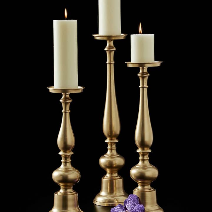 Jamali Garden - Wholesale Candle Holder - Gold Pillar Holders0