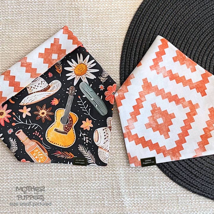 Cowboy Copper Bandana for wholesale by Mother Puppers Co.
