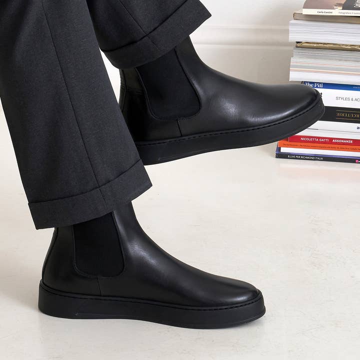 Bottine Noire - Art. BP1347 pour la vente par British Passport