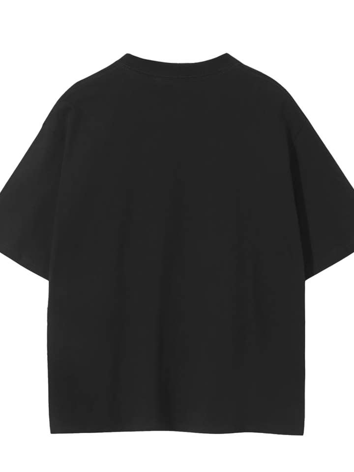 Goth Cloth Co. – Großhandel T-Shirt mit Siebdruck – Unisex – Ohne Dich Leben Bequemes T-Shirt2