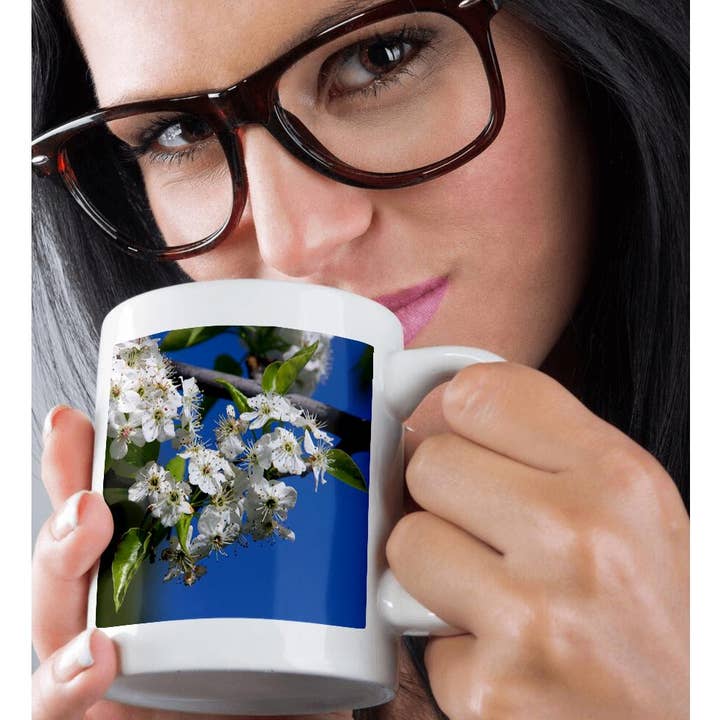 3dRose - Wholesale Coffee Mug - 3dRose, Ornamental pear tree in bloom,Harrison Boulevard, Boise, Idaho, USA., Mug9