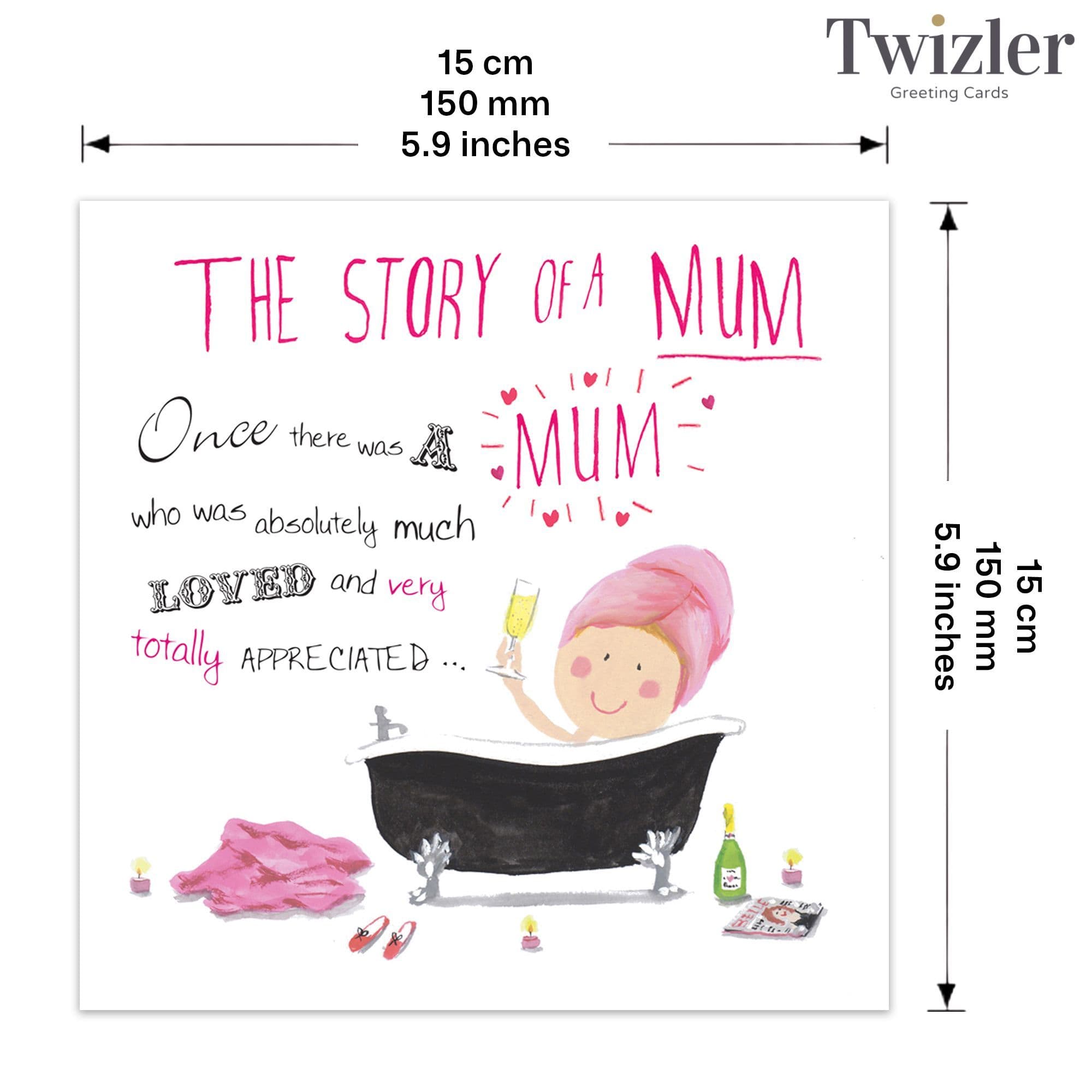 Twizler Ltd - Vendita all'ingrosso Biglietti di auguri per la Festa della Mamma - La storia di una mamma2