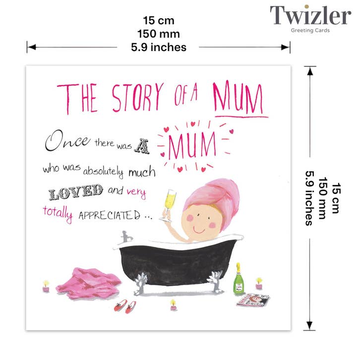 Twizler Ltd - Venta al por mayor Tarjetas del Día de la Madre - La historia de una madre2