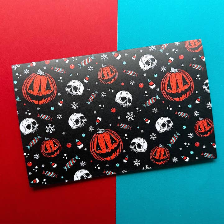 Spooky Gothic Christmas Greeting Card for wholesale by Toil and Trouble Creative