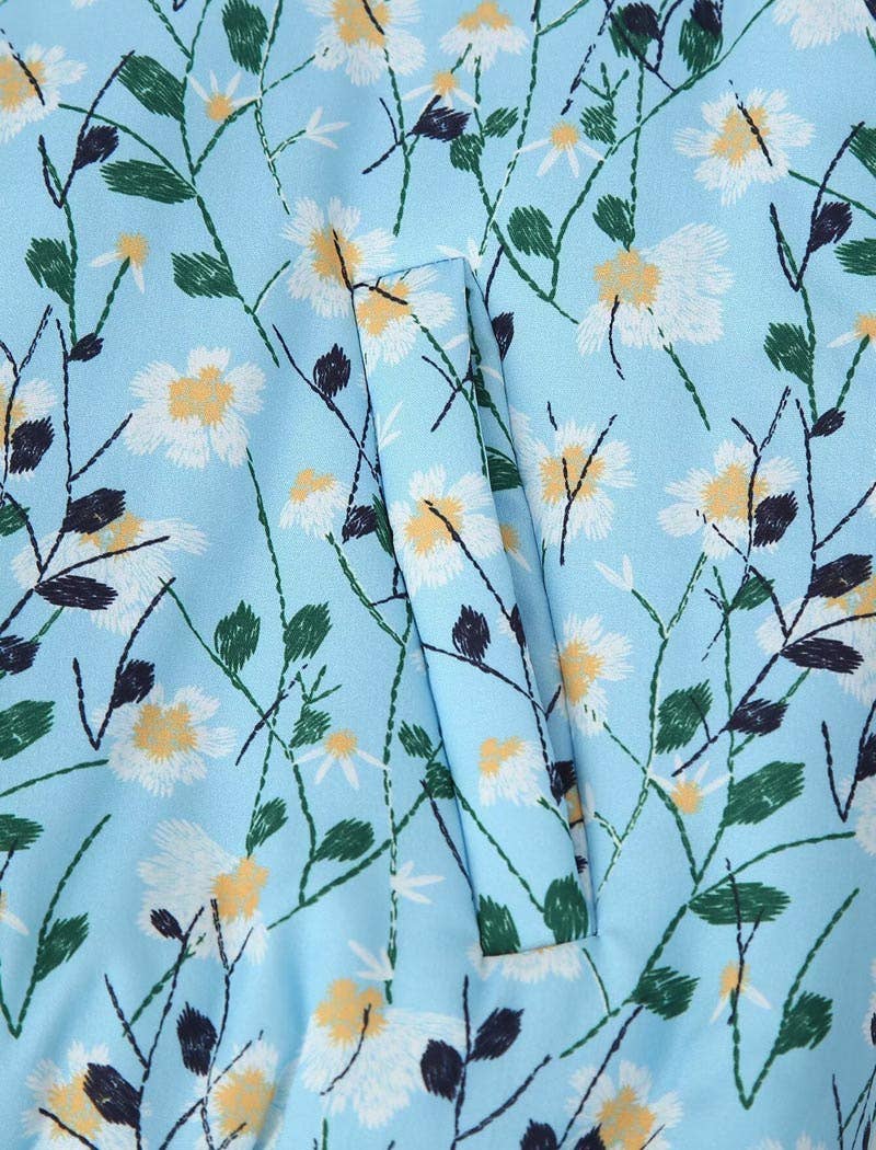 safistyle – wholesale Bomber jacket – Women’s – Floral Print Zipper Bomber Quilted Jacket2