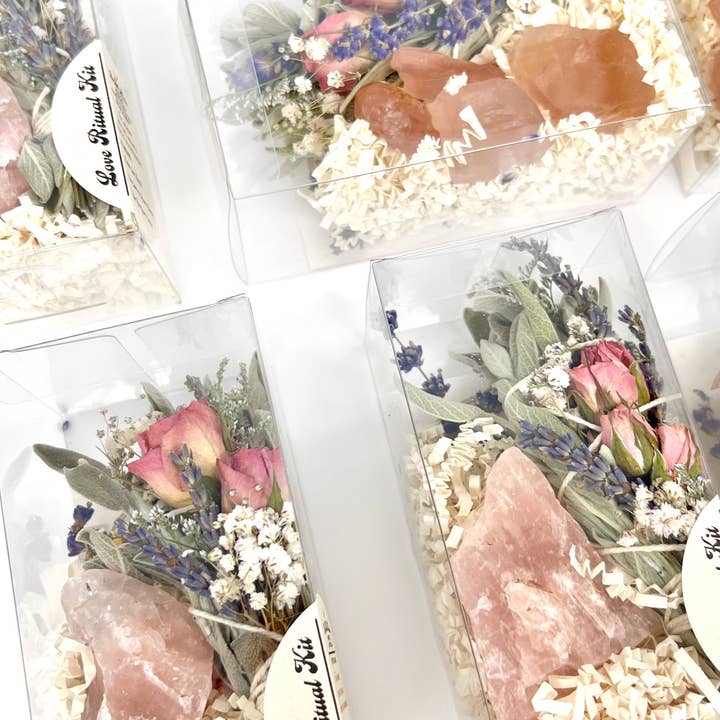 The 12th Moon - Wholesale Meditation Supplies - LOVE RITUAL KIT - Self-Love & Gifting - Smoke Cleansing
