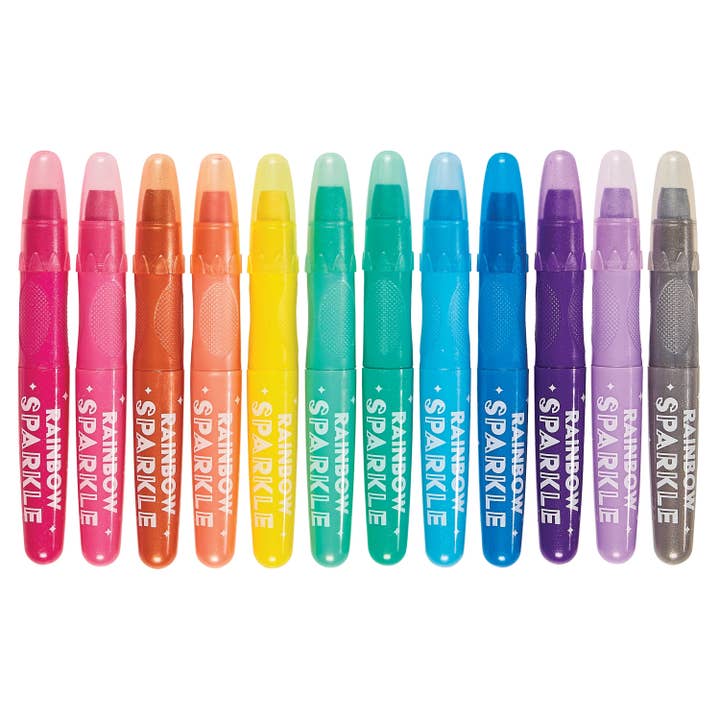 OOLY - Wholesale Crayons - Kids & Baby - Rainbow Sparkle: Watercolor Gel Crayons (Set of 12)3