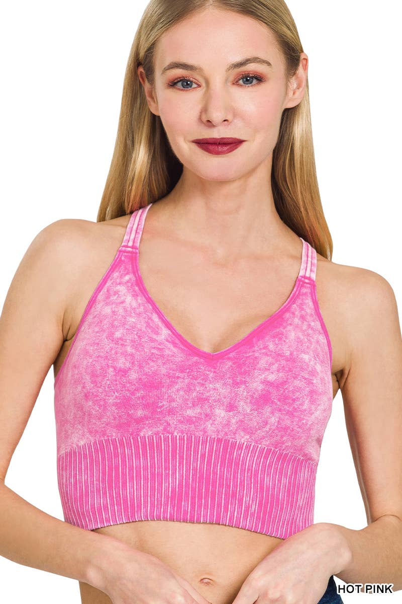 42POPS - Wholesale Tank Top - Women's - `.Washed Seamless Bra Cross Back6