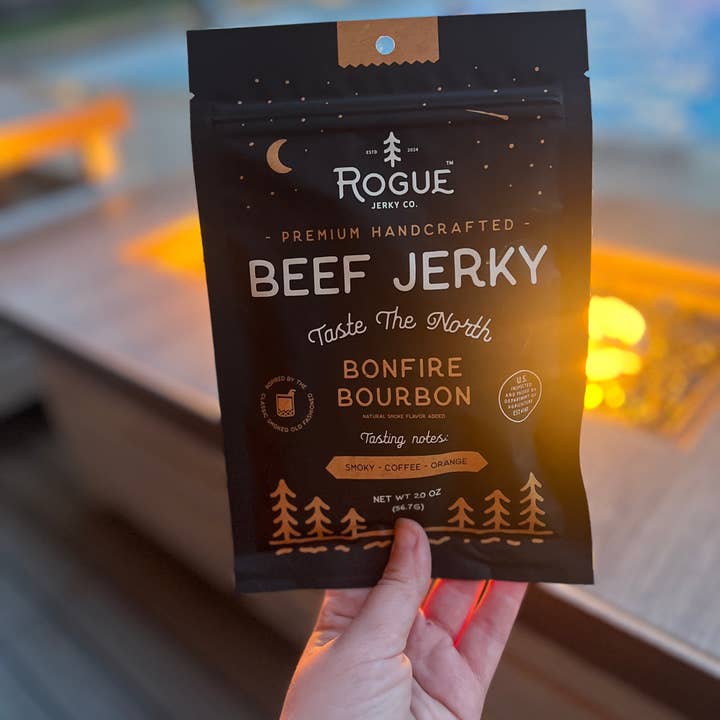 Rogue Jerky Co. - Wholesale Jerky - Bonfire Bourbon Beef Jerky