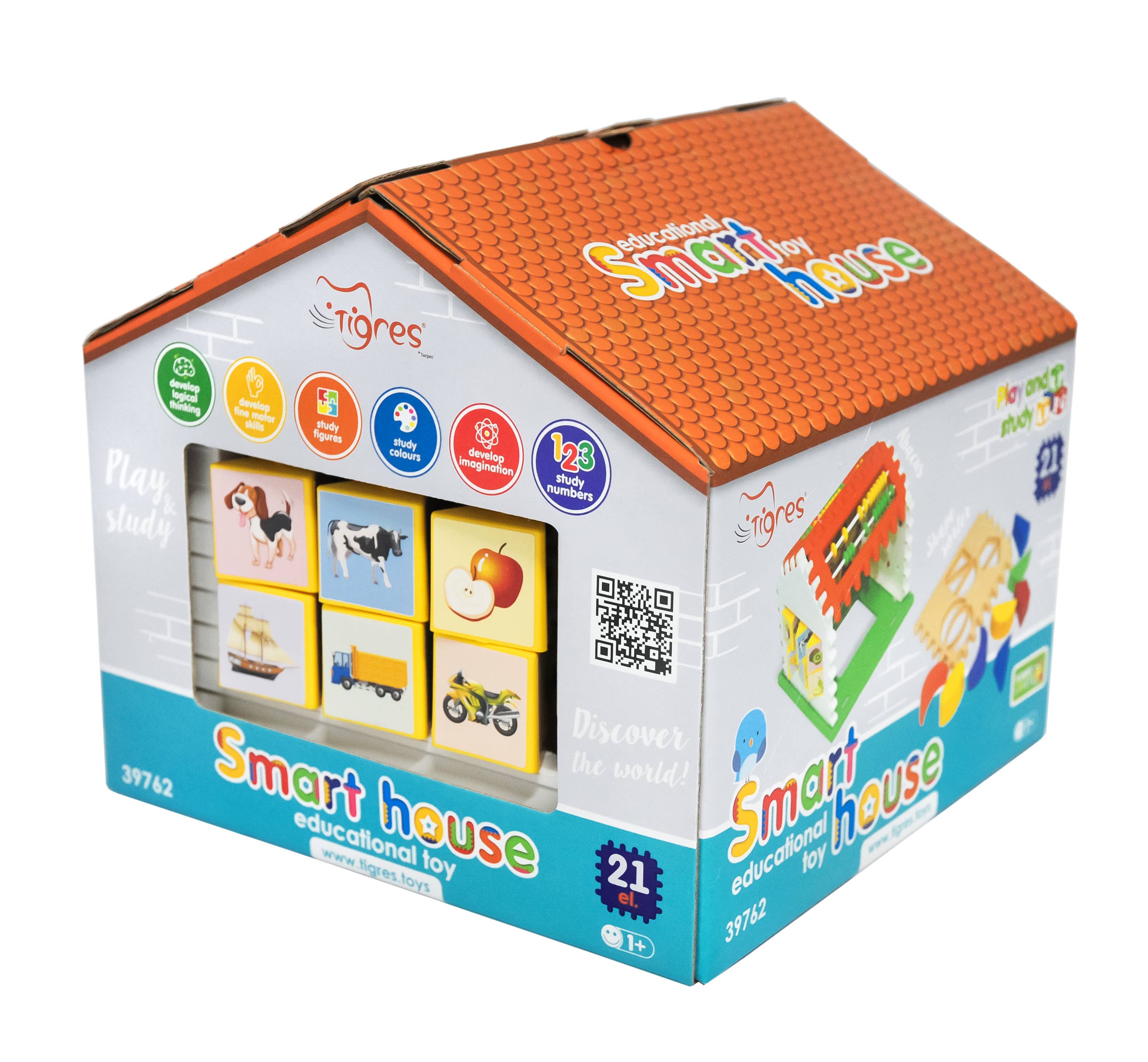 Lotus Pharmacy & Kids Boutique - Vendita all'ingrosso Set di giocattoli - Bambini - Toy Sorter Smart House 21 gel in una scatola1