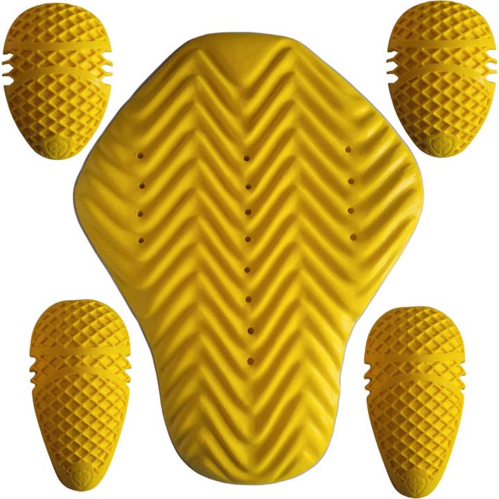 Ensemble de coussinets de protection homologués CE-1 (centre du dos, épaules et coudes) pour la vente par Moto Style Wear