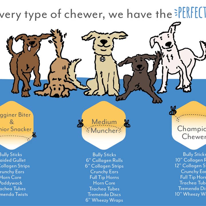 Honey I'm Home - Wholesale Pet Treats - Dog - 10" COLLAGEN ROLLS2