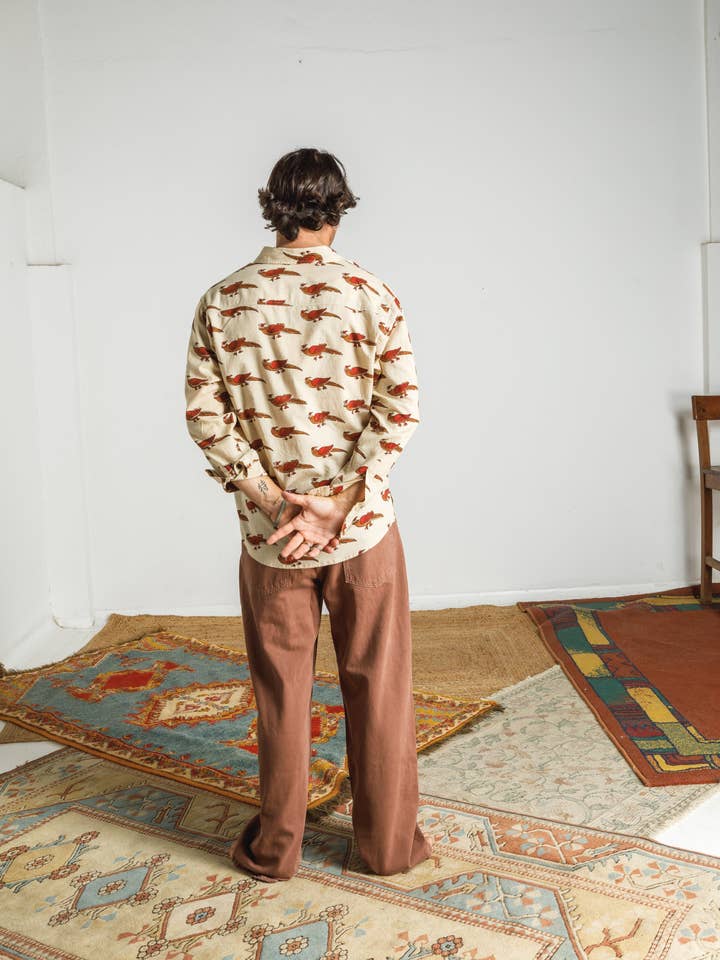 Multi Cunning Hand-Printed Men Shirt for wholesale on Faire3