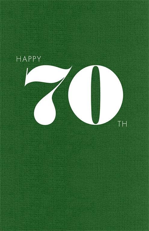 Found Image Press - Wholesale Sticker - Sticker HB-491 Happy 70th0
