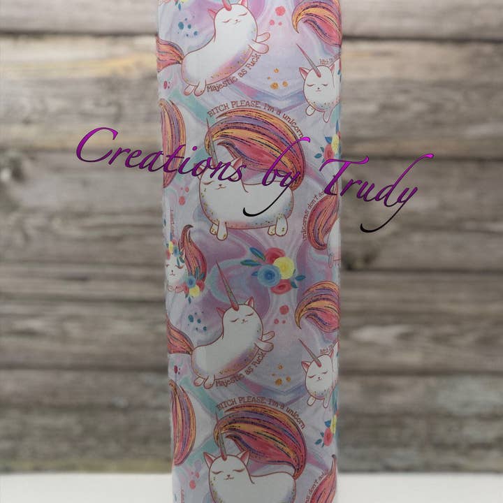 Unicorn (explicit) Tumbler for wholesale by Creations by Trudy