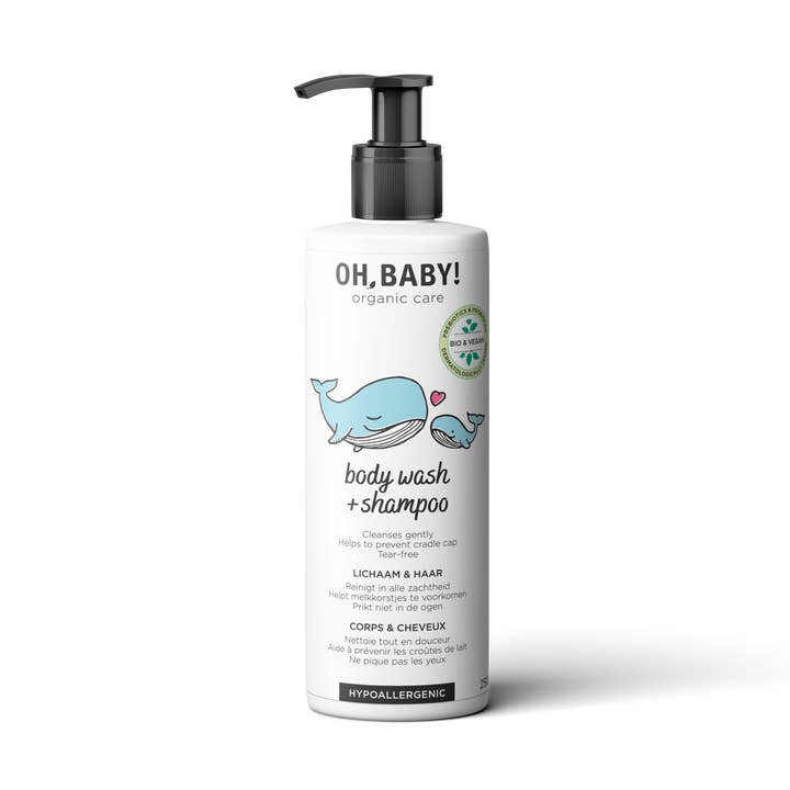 Oh, Baby! Body Wash & Shampoo 250ml I Organic & Vegan for wholesale by Oh, Baby! Organic Care