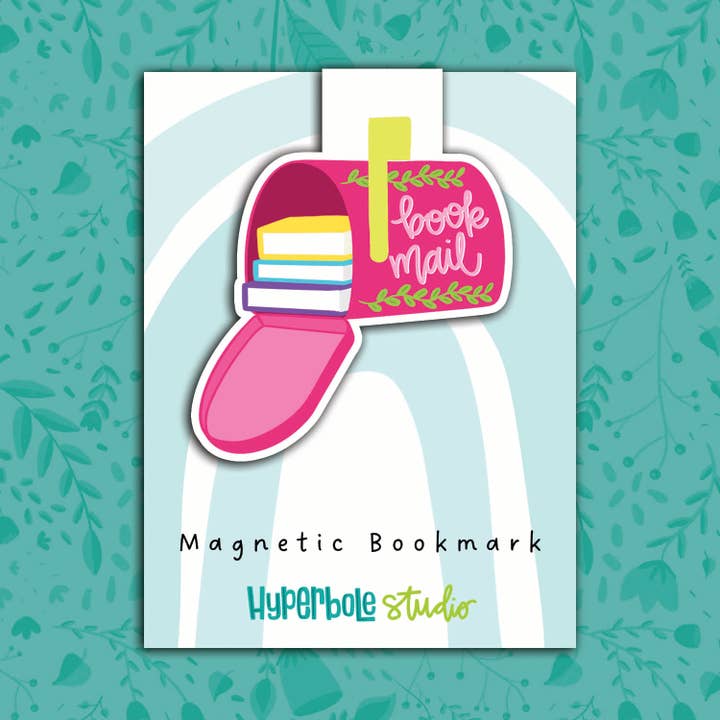Book Mail Magnetic Bookmark for wholesale by Hyperbole Studio