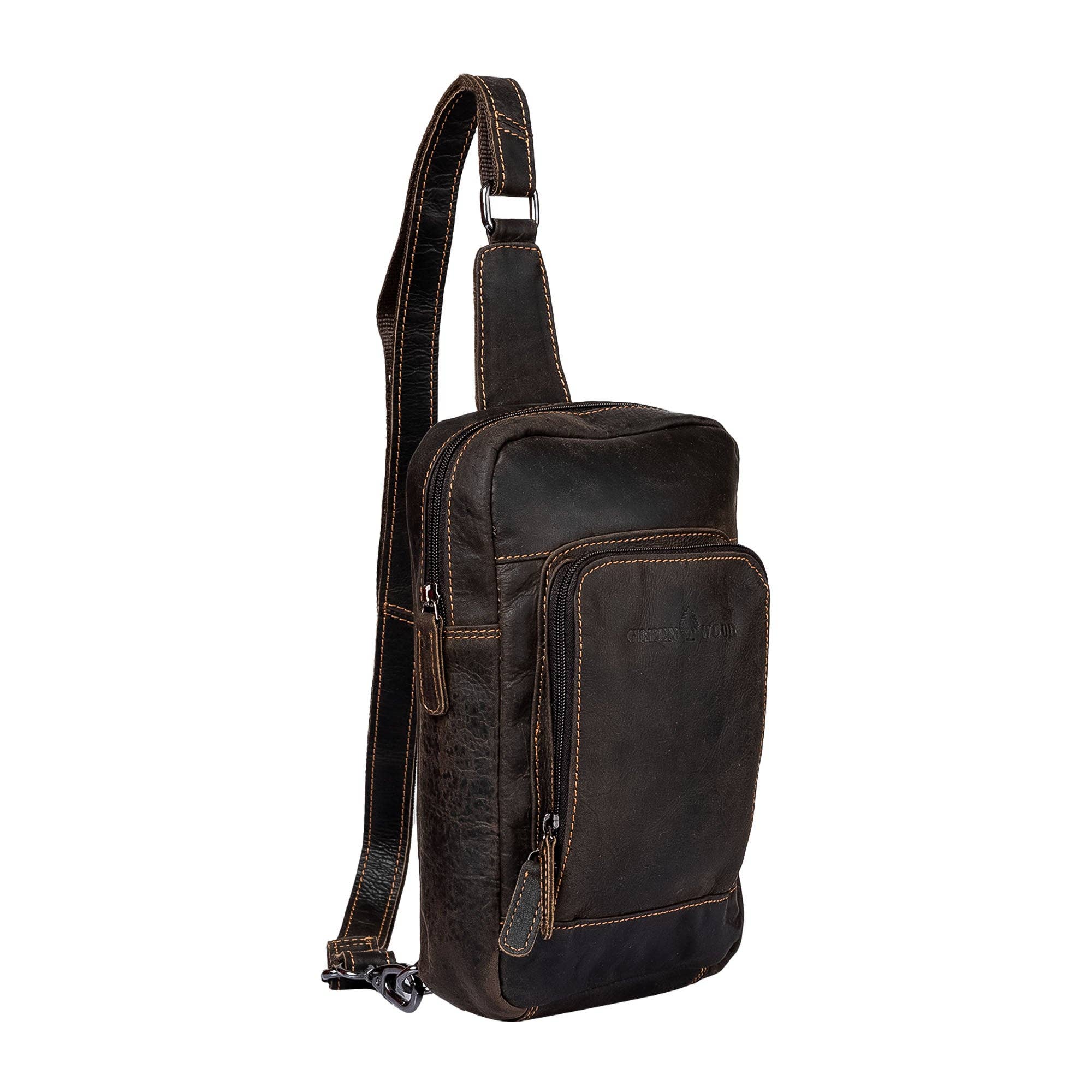 Greenwood Leather - Wholesale Crossbody Bag - Unisex - Leather Crossbody Bag Hamilton GW68069
