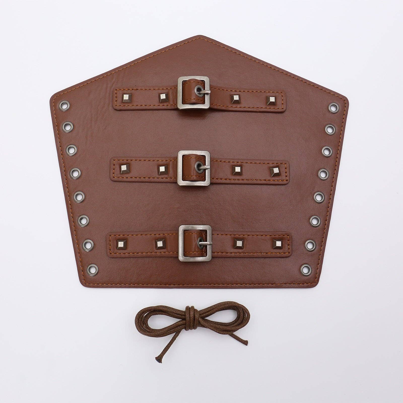 SALINA TRADING INC - Wholesale Costume – Women's - Medieval Leather Wrist Cuffs Retro Punk Arm Guards Festival Costume Accessories6