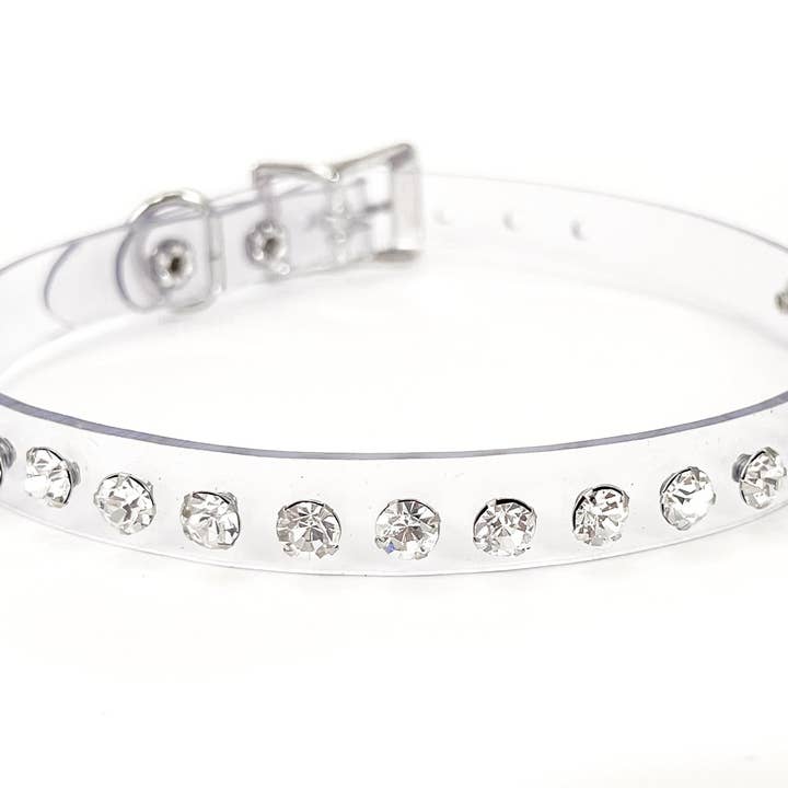 Funk Plus - Wholesale Choker/Collar - CK247CLR RHINESTONE CLEAR CHOKER16