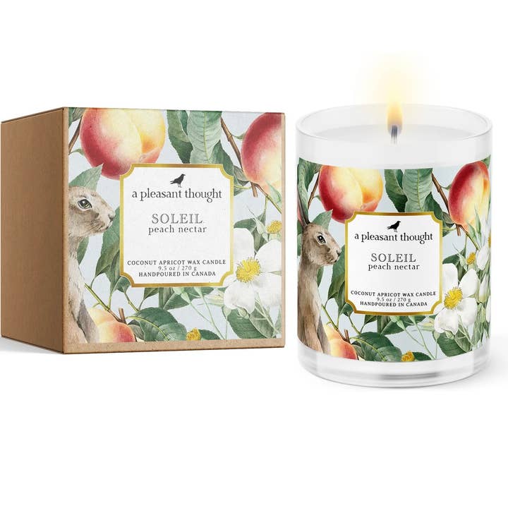 A Pleasant Thought - Wholesale Jar/Filled Candle - SOLEIL | PEACH NECTAR | CANDLE1