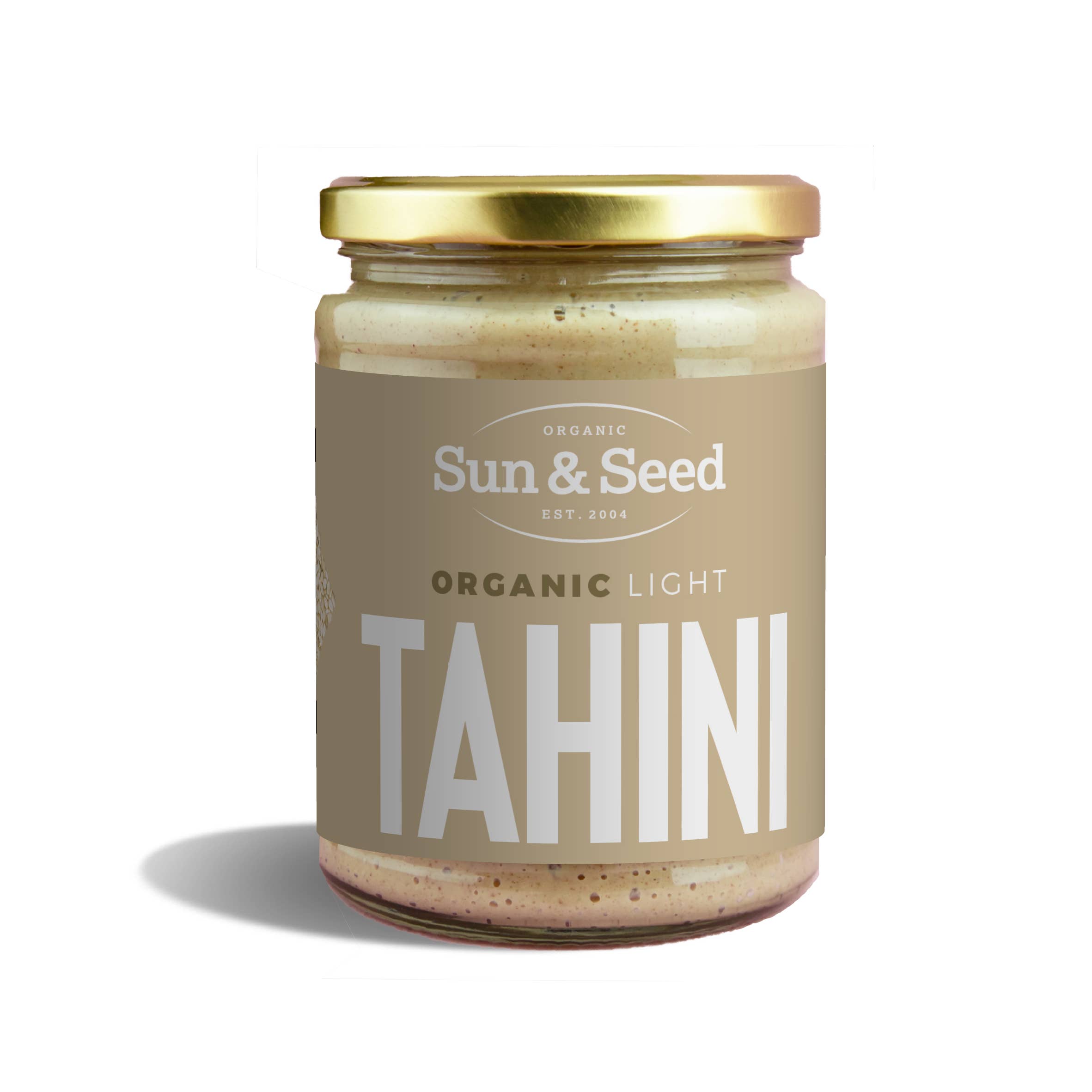 Sun & Seed - Vendita all'ingrosso Burro di frutta secca - Tahini di sesamo tradizionale biologico leggermente tostato 500g