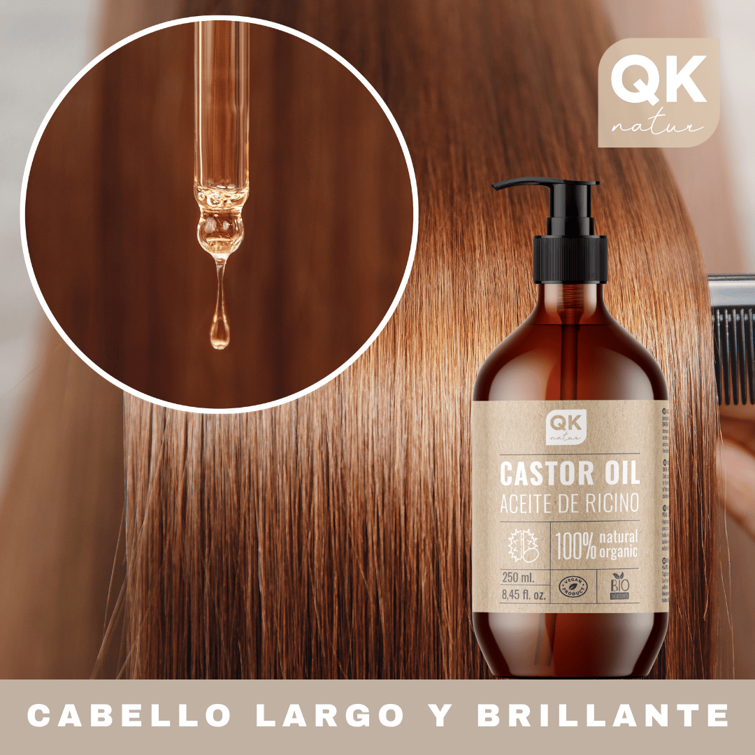 Qknatur - Wholesale Bath/Body Oil - ORGANIC CASTOR OIL for Skin, Nails, Hair, Eyelashes1