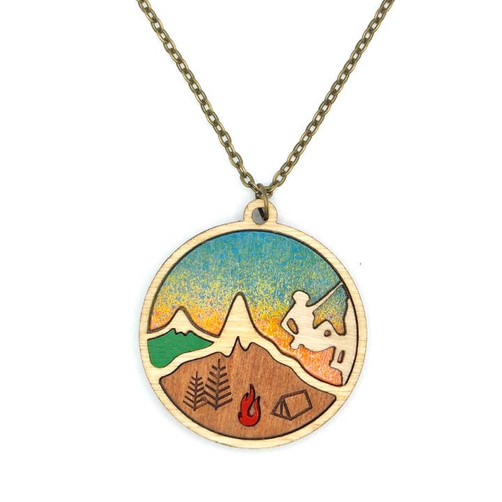 A.B.T - Natural Climber Sunrise Pendant for wholesale by Skaüswood