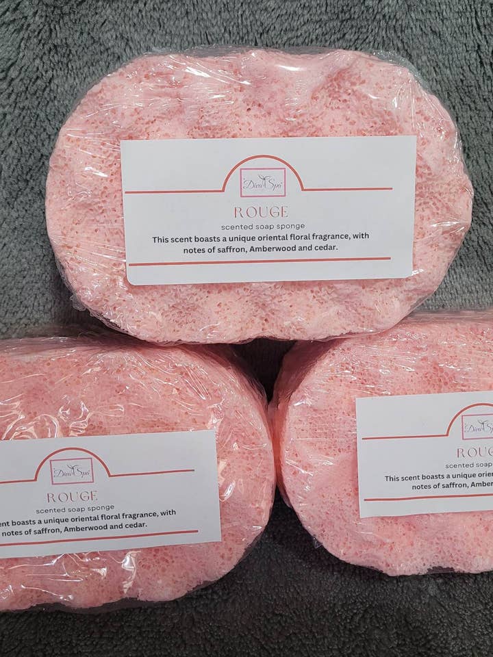 Soap sponge Rouge for wholesale by Divaspa
