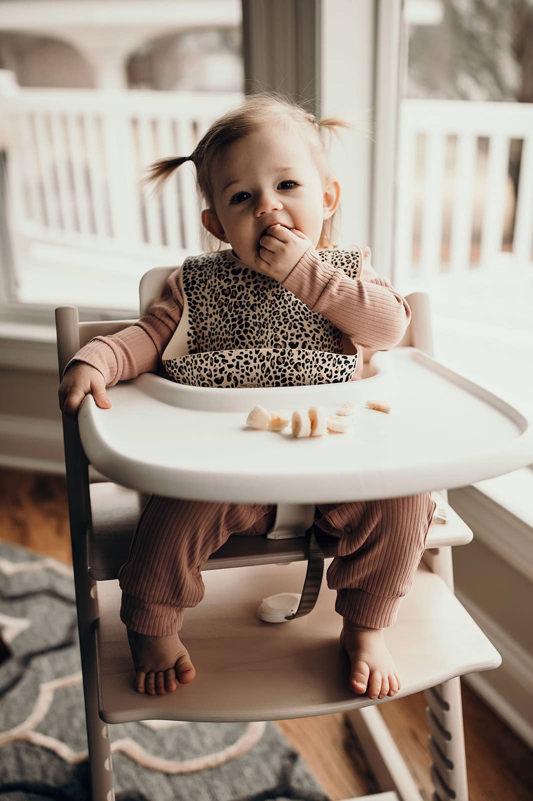 Three Little Tots - Wholesale Bib - Baby - Leopard Print Silicone Bib with Crumb Catcher7