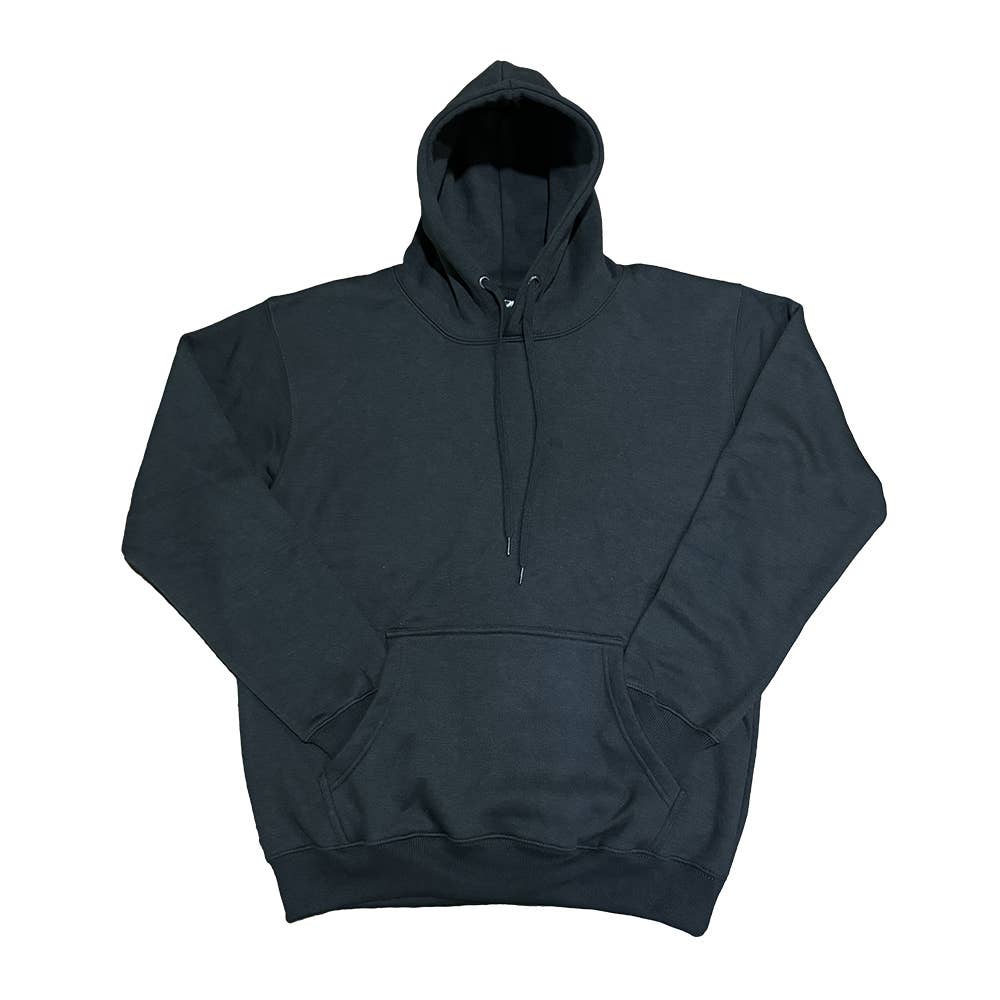 Factory Blanks - Vente Sweat à capuche – unisexe - SWEAT À CAPUCHE BLEU MARINE 300GSM POLAIRE COTON-POLY - CANADA UNIQUEMENT7