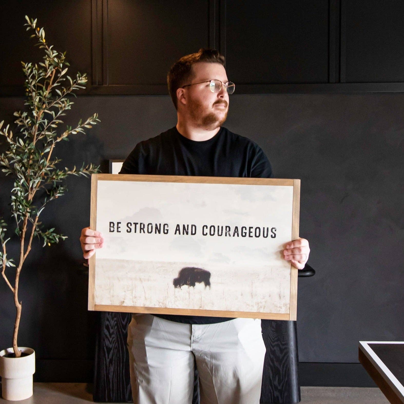 Joyfully Said - Wholesale Art Print - Strong and Courageous | Fine Art1