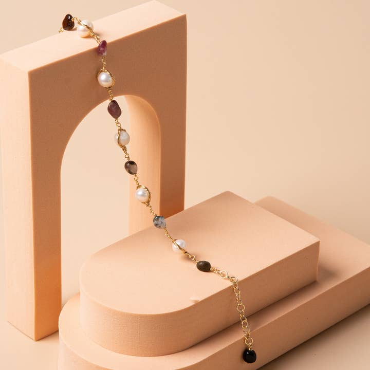 Tourmaline Gem Bracelet for wholesale by Factor Stories