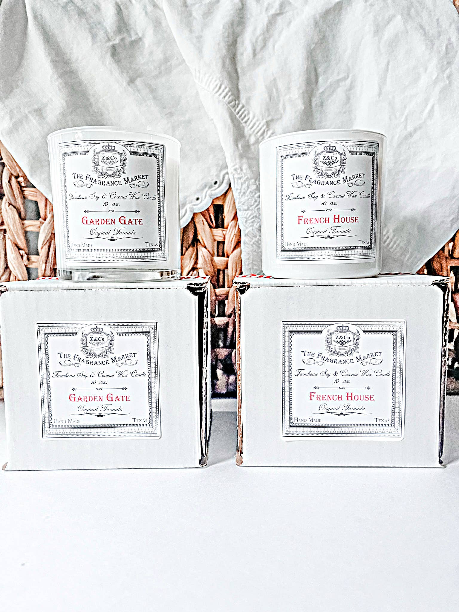 Z&Co. - Wholesale Jar/Filled Candle - The Farmhouse Candle Grapefruit Mimosa2