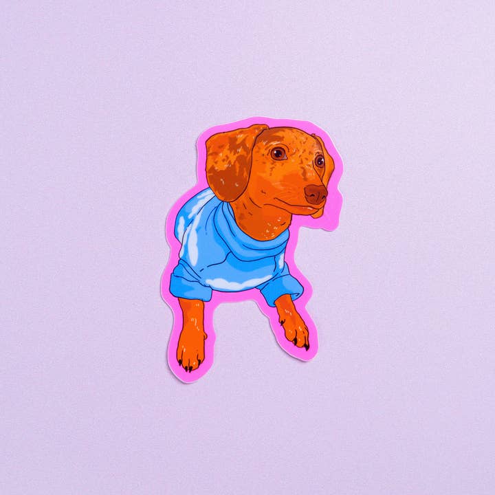Party Mountain Paper co. - Wholesale Phone & Laptop Stickers - Daphne's New Sweater Sticker