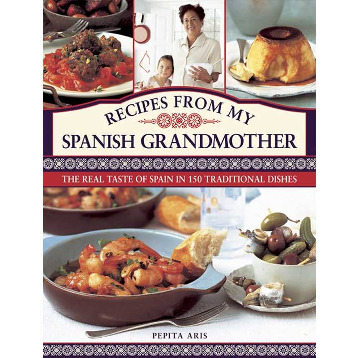 Recipes From My Spanish Grandmother by Pepita Aris for wholesale by Simon & Schuster