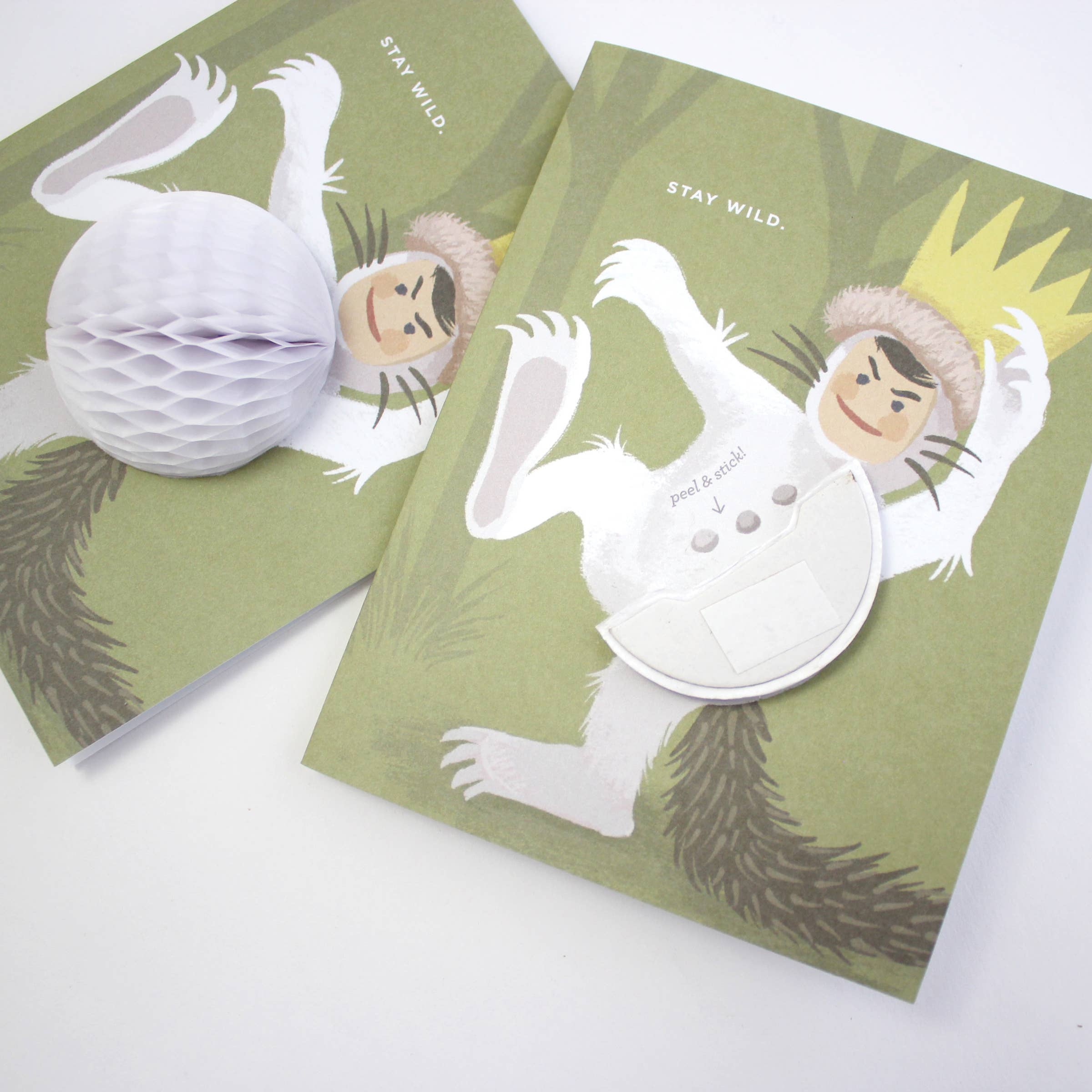 Inklings Paperie - Wholesale Birthday Card - Pop-up Card - Stay Wild - Everyday6