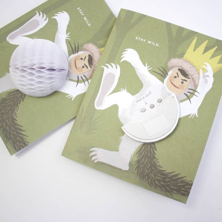 Inklings Paperie - Wholesale Birthday Card - Pop-up Card - Stay Wild - Everyday6