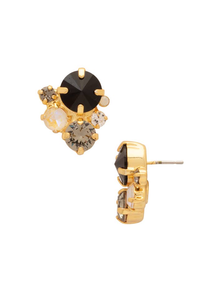 Crystal Assorted Rounds Stud Earrings - EDB11BGSNI for wholesale by Sorrelli