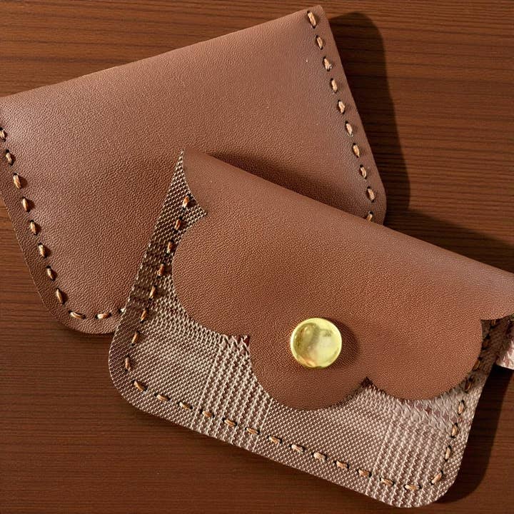 Scallop Charm Pouch - Madeline for wholesale by Lizabell Studio