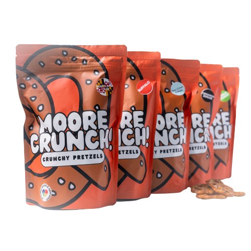 Moore Crunch - Wholesale Pretzels - Maryland Crab Crunchy Pretzels – Chesapeake-Style Bold Flavo1