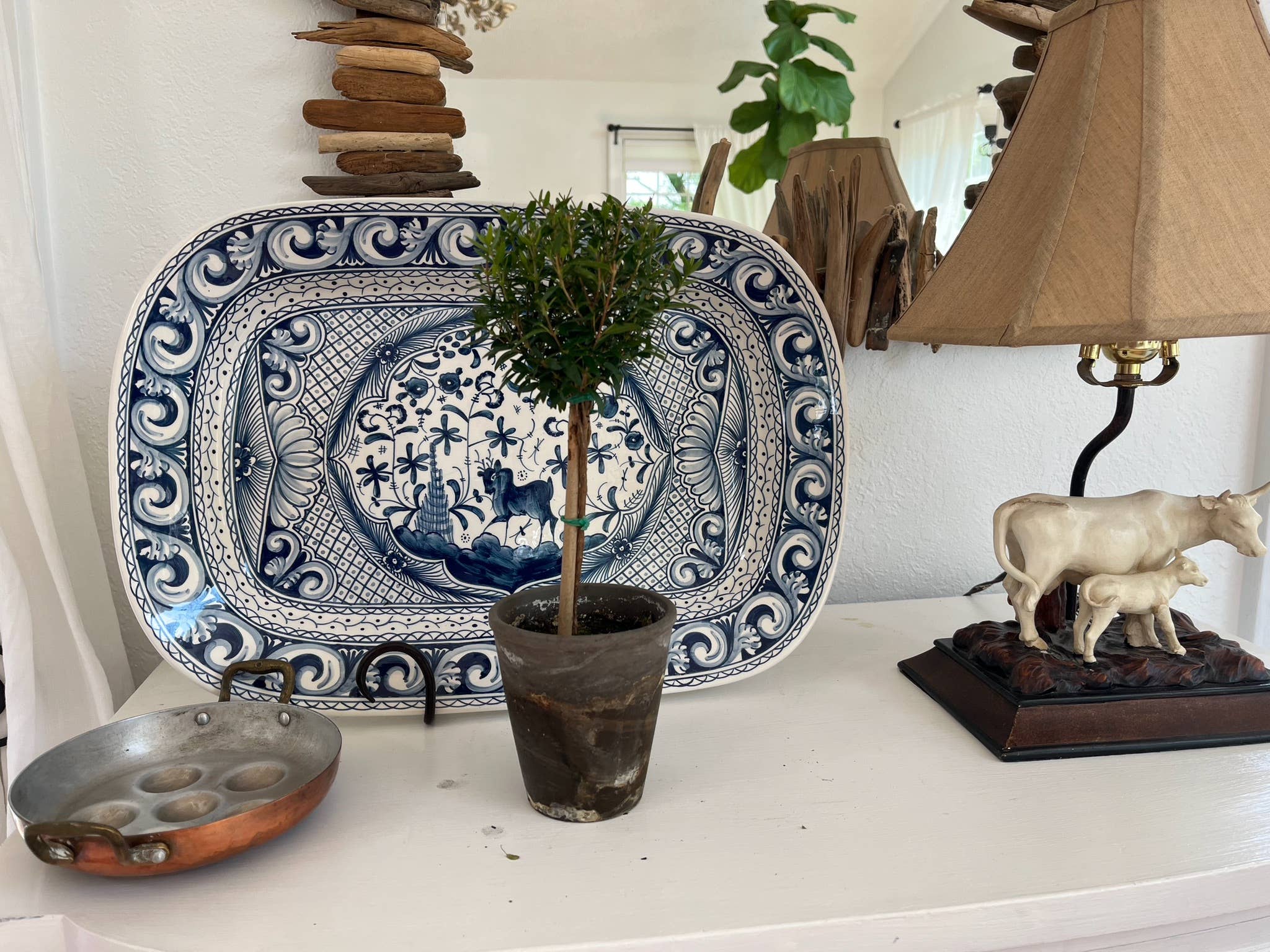 Sunrise Topiaries - Wholesale Live Plant - Live Single Ball Myrtle Topiary in 4 inch Pot1