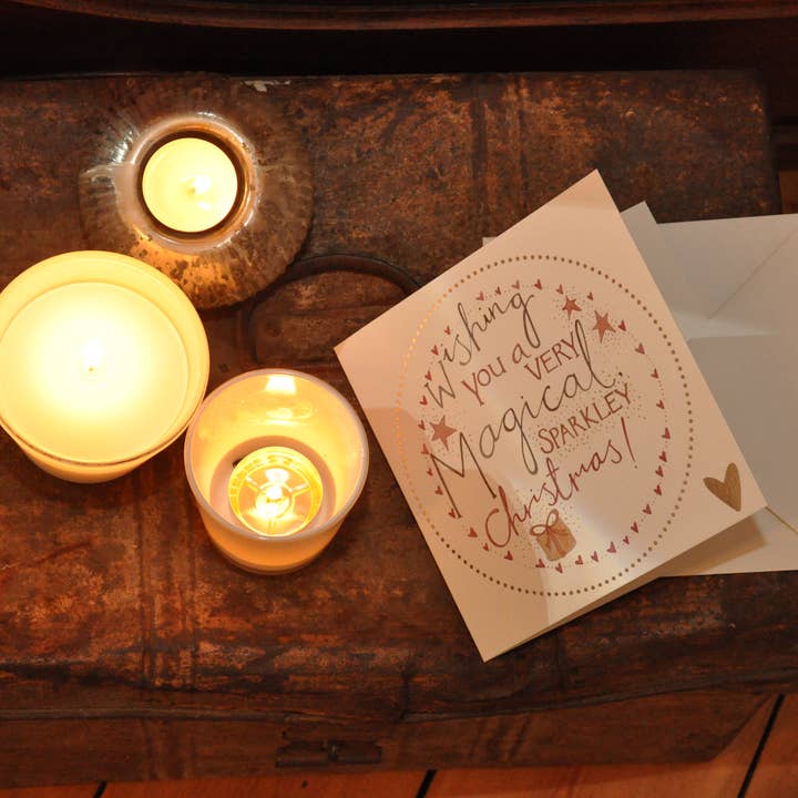 Carte de Noël magique pour la vente par Dippy egg