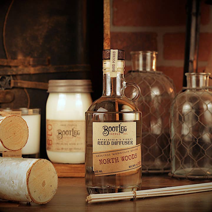 North Woods - Reed Diffuser 375ML for wholesale by Bootleg Candle Company