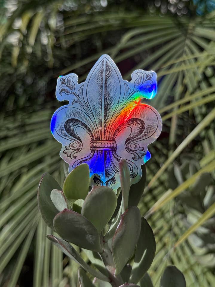 Autocollant vinyle fleur-de-lis pour la vente par The Pretty Cult