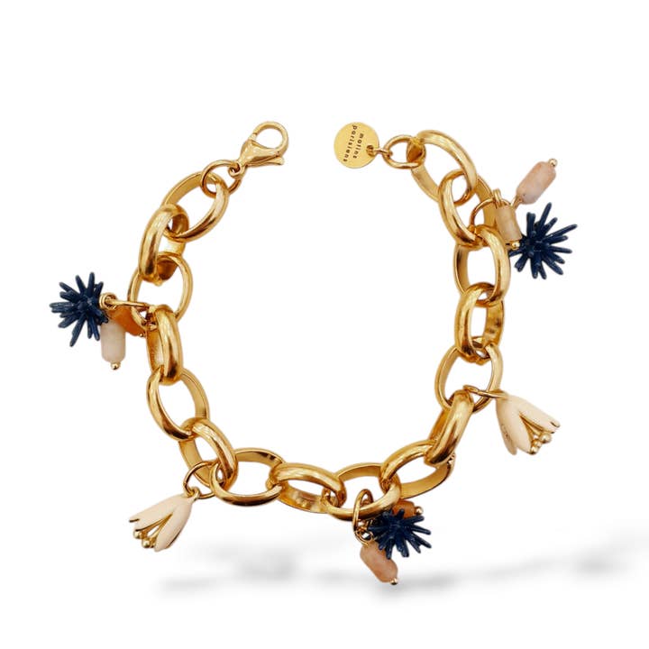 Zacharie – Armband i förgyllt rostfritt stål för wholesale av matins parisiens